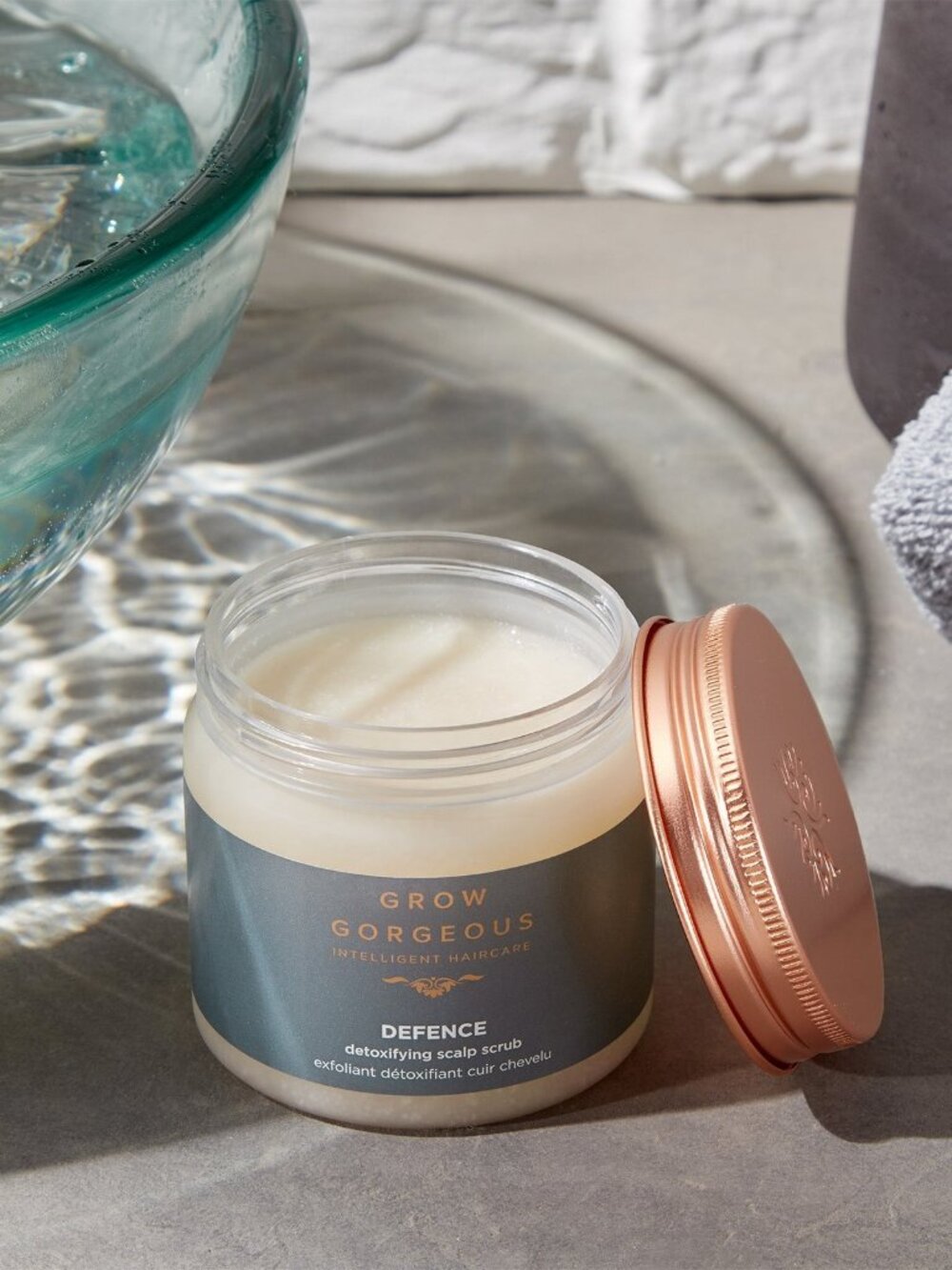 Grow Gorgeous Defence Detoxifying Scalp Scrub with Willow Bark Extract 200ml